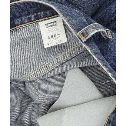 Levi's 560 Made in USA Men Blue Straight Loose Jeans W36 L36