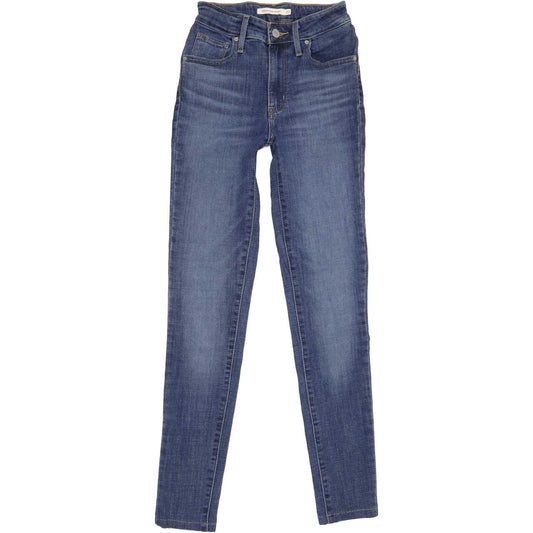Levi's 721 High Rise Women Blue Skinny Stretch Jeans W23 L29