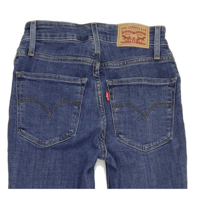 Levi's 721 High Rise Women Blue Skinny Stretch Jeans W23 L29