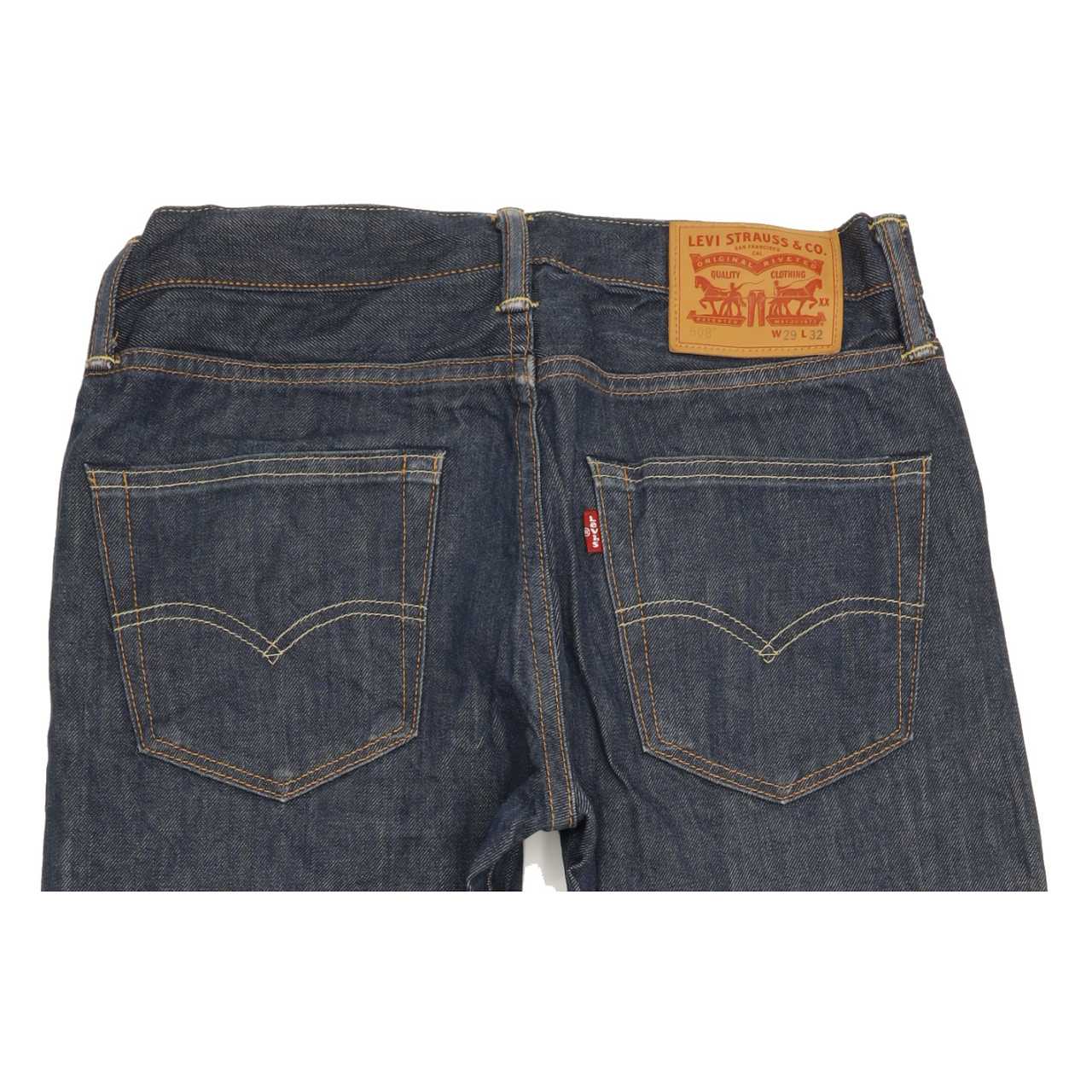 Levi's 508 Men Blue Straight Slim Jeans W29 L32