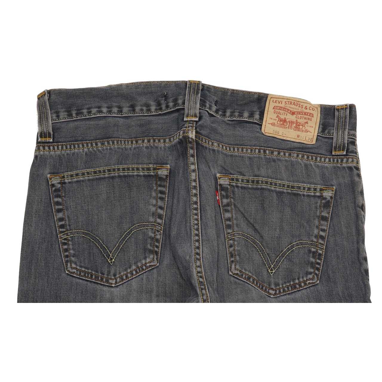 Levi's 506 Men Blue Straight Regular Jeans W36 L27