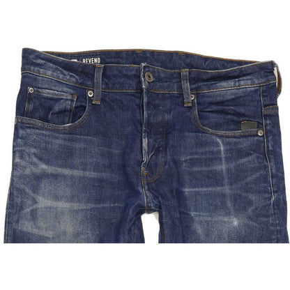 G-Star Revend Men Blue Straight Regular Stretch Jeans W31 L31