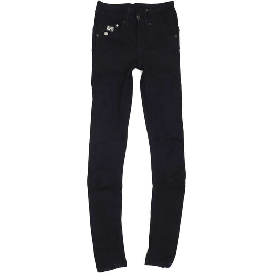 G-Star Arc 3D Jeg Women Navy Skinny Slim Stretch Jeans W26 L30