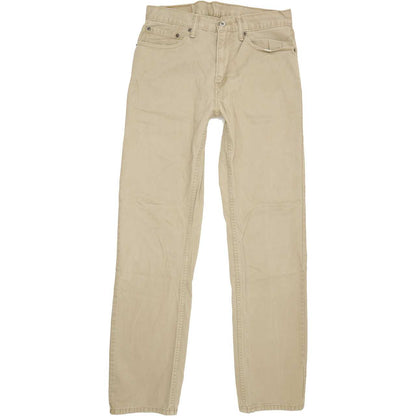 Levi's 505 Men Beige Straight Regular Jeans W32 L33