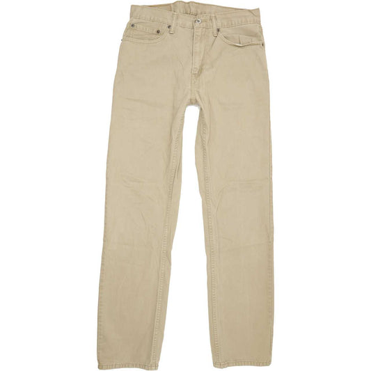 Levi's 505 Men Beige Straight Regular Jeans W32 L33