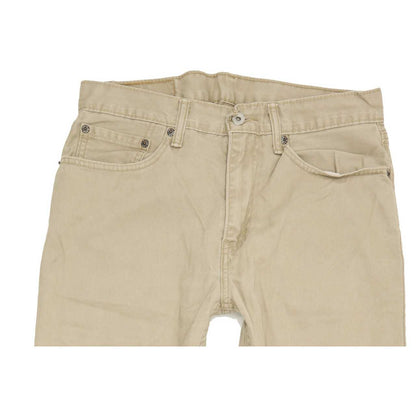 Levi's 505 Men Beige Straight Regular Jeans W32 L33