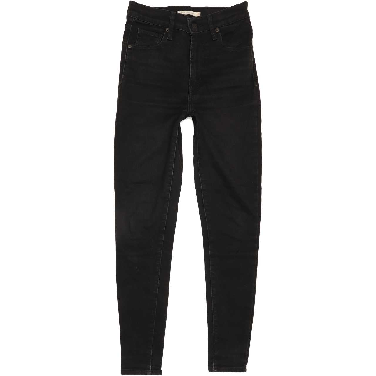 Levi's Mile High Rise Women Black Skinny Stretch Jeans W25 L27