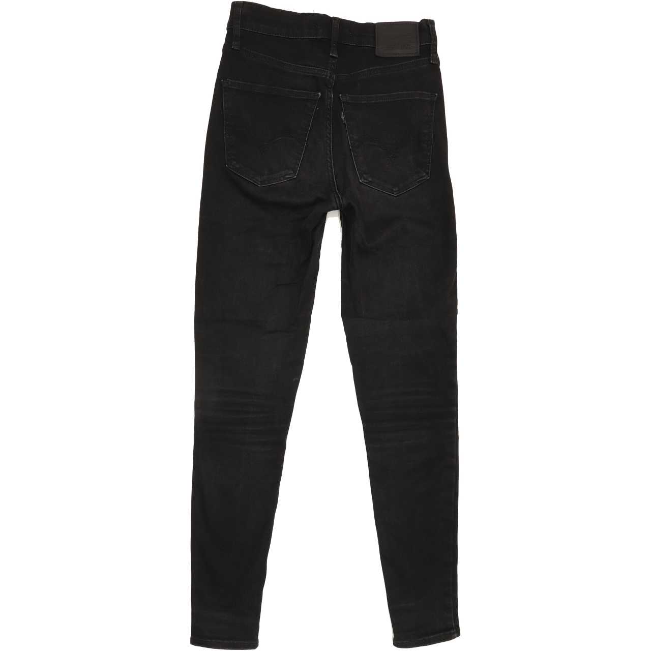 Levi's Mile High Rise Women Black Skinny Stretch Jeans W25 L27