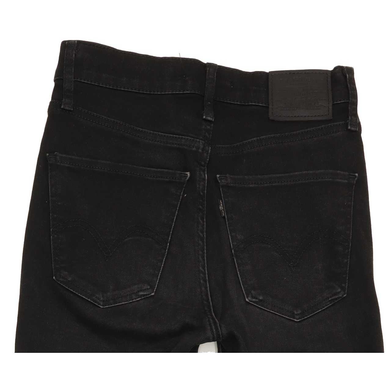 Levi's Mile High Rise Women Black Skinny Stretch Jeans W25 L27
