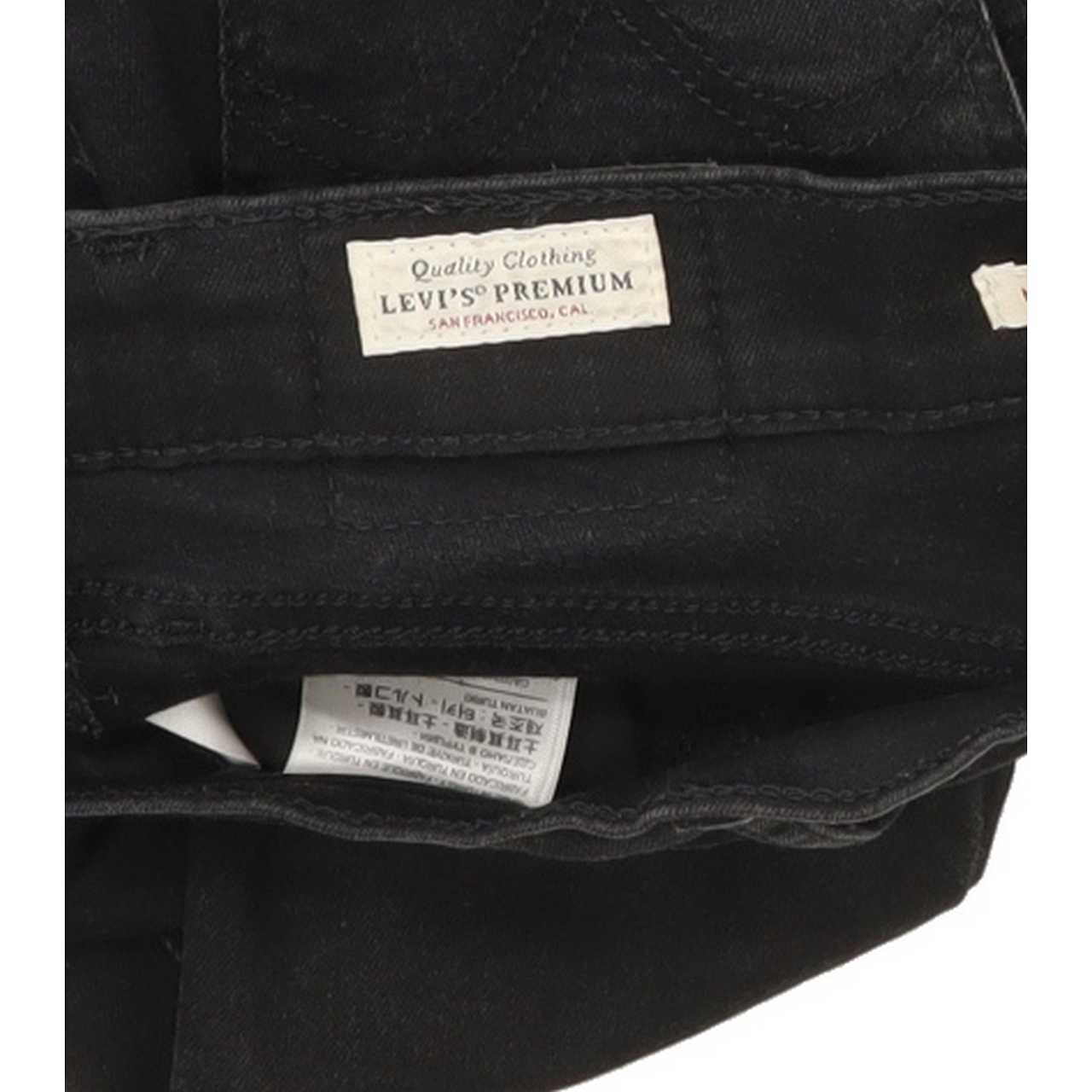 Levi's Mile High Rise Women Black Skinny Stretch Jeans W25 L27