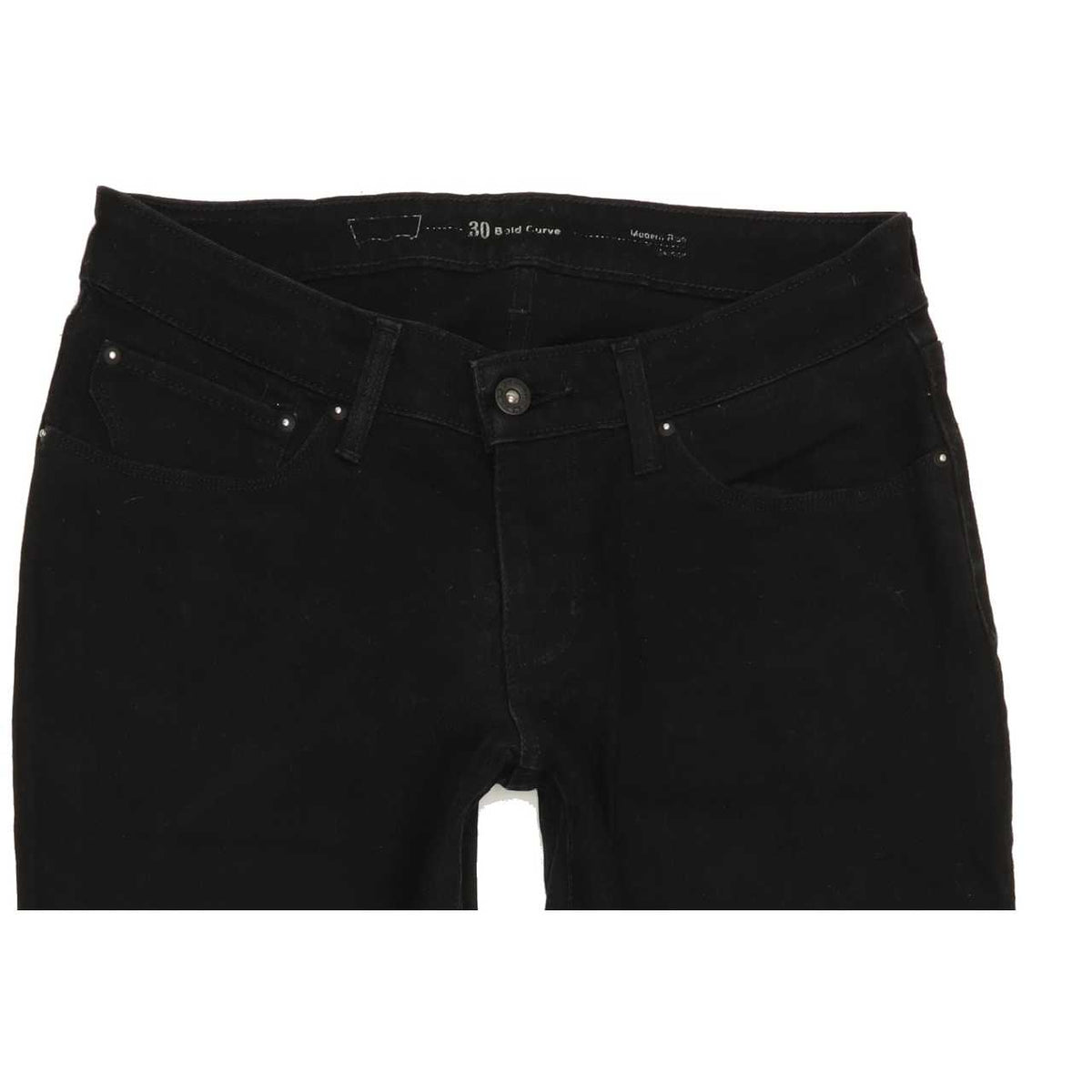Levi's Bold Curve Women Black Skinny Slim Stretch Jeans W30 L30