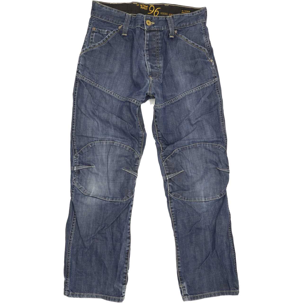 G-Star Men Blue Straight Regular Jeans W31 L29