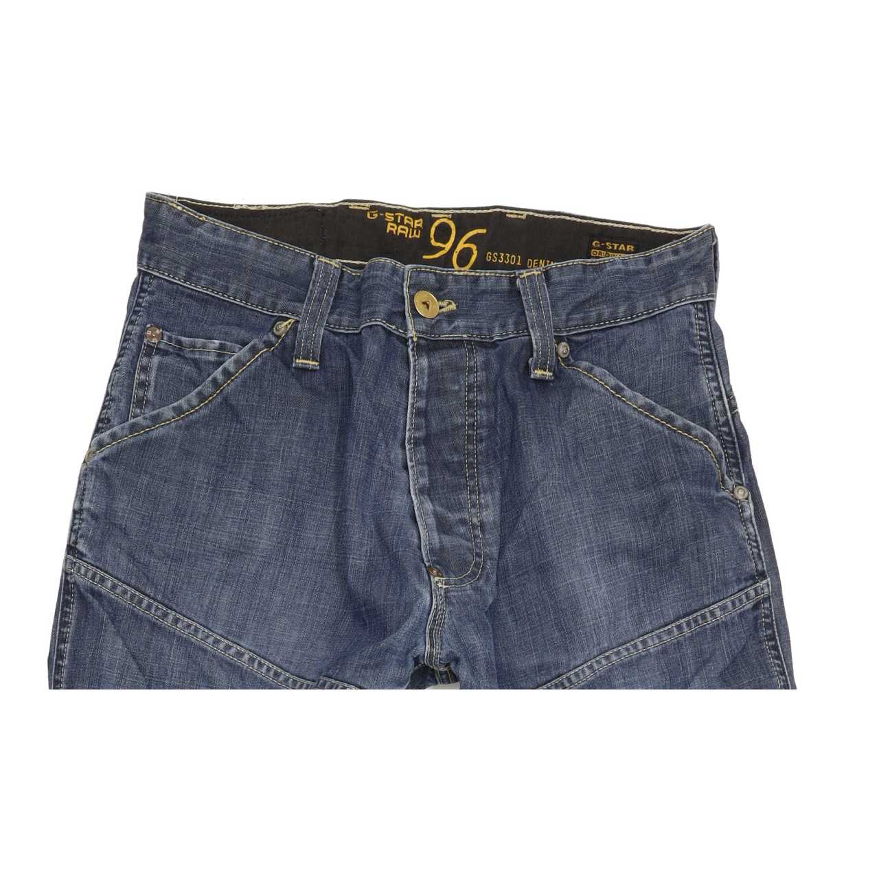 G-Star Men Blue Straight Regular Jeans W31 L29