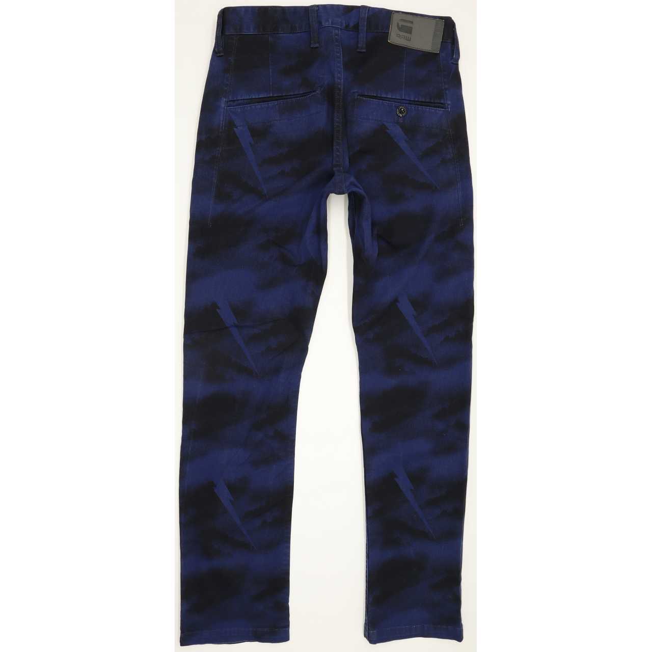 G-Star Bronson Men Blue Straight Slim Chino Stretch Jeans W31 L30