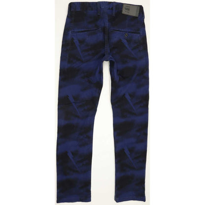 G-Star Bronson Men Blue Straight Slim Chino Stretch Jeans W31 L30
