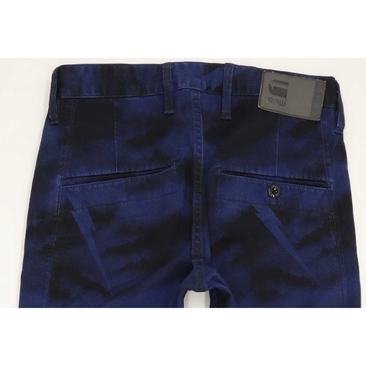 G-Star Bronson Men Blue Straight Slim Chino Stretch Jeans W31 L30