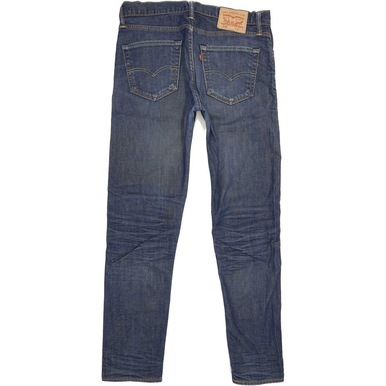 Levi's 508 Men Blue Straight Slim Stretch Jeans W31 L31