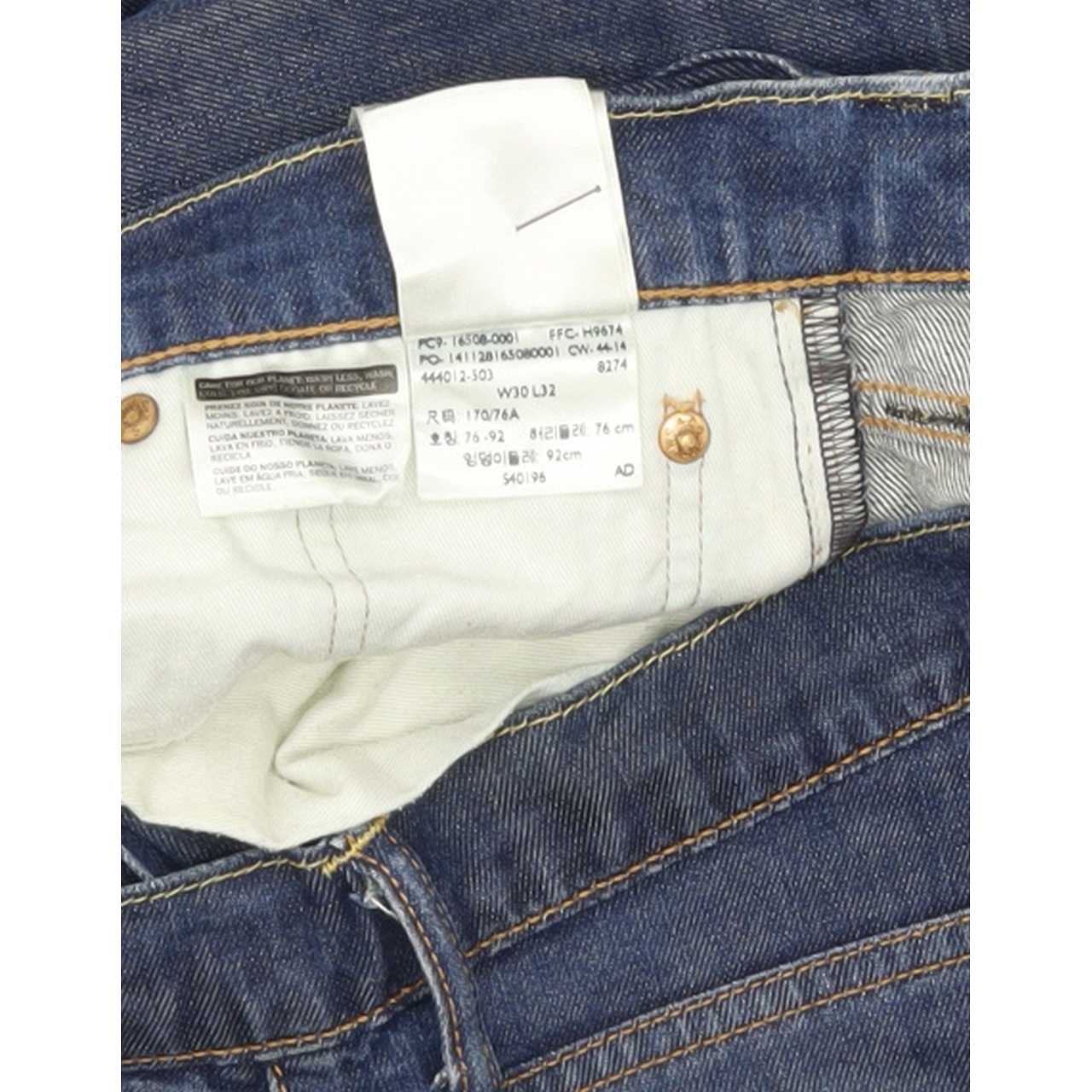 Levi's 508 Men Blue Straight Slim Stretch Jeans W31 L31
