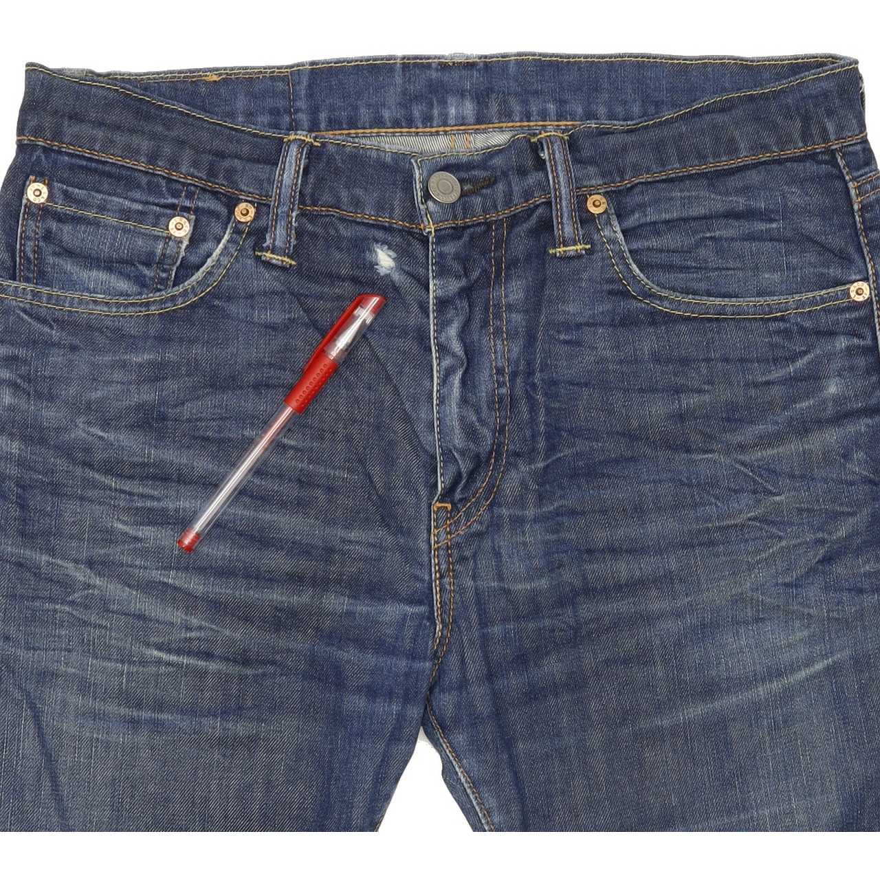 Levi's 508 Men Blue Straight Slim Stretch Jeans W31 L31