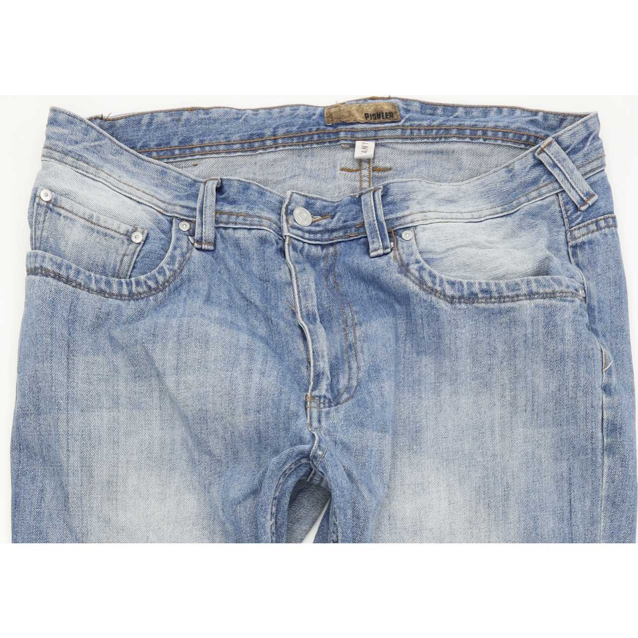 Pioneer Men Blue Straight Regular Jeans W38 L34