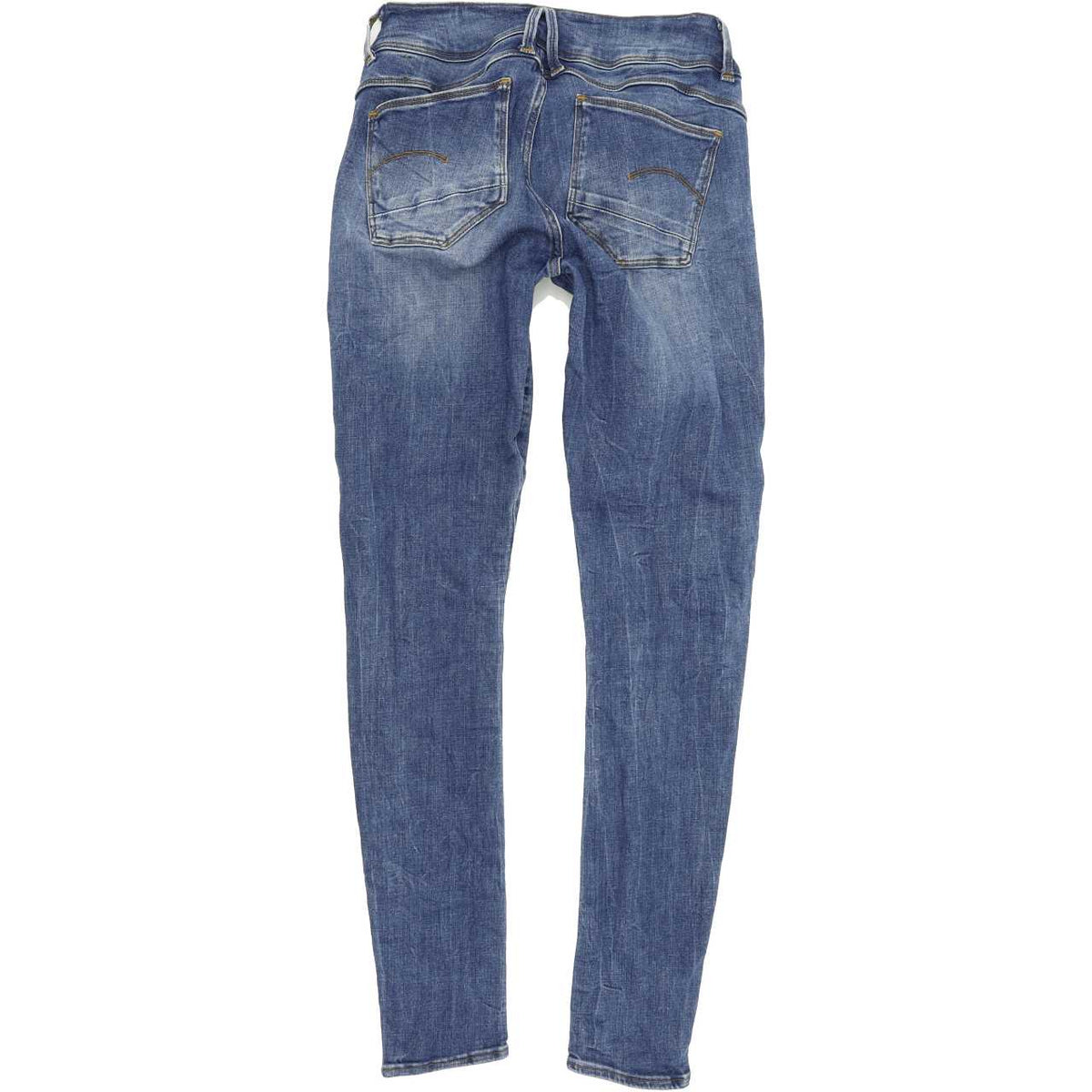 G-Star Women Blue Skinny Slim Stretch Jeans W25 L30