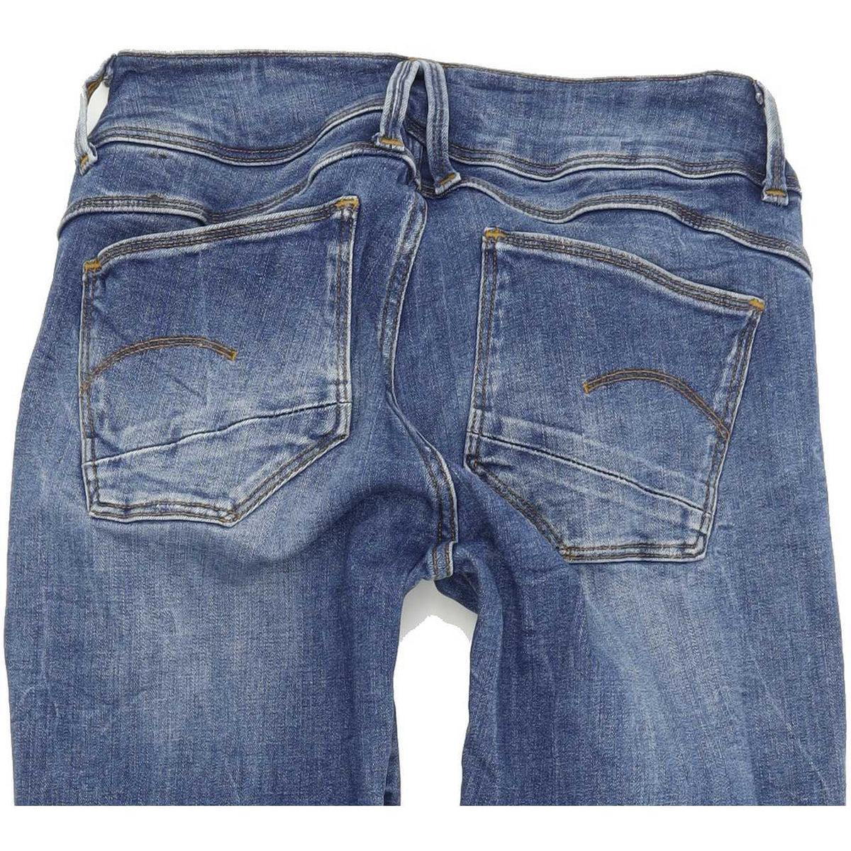 G-Star Women Blue Skinny Slim Stretch Jeans W25 L30