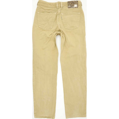 Joker Double Saddle  Men Beige Straight Regular Jeans W33 L32