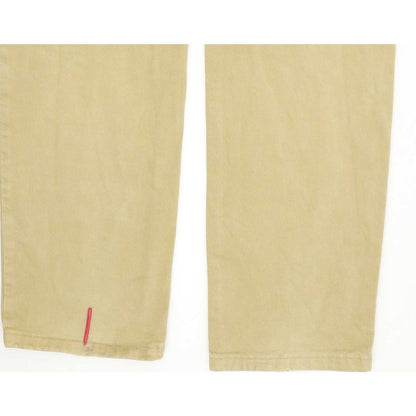 Joker Double Saddle  Men Beige Straight Regular Jeans W33 L32