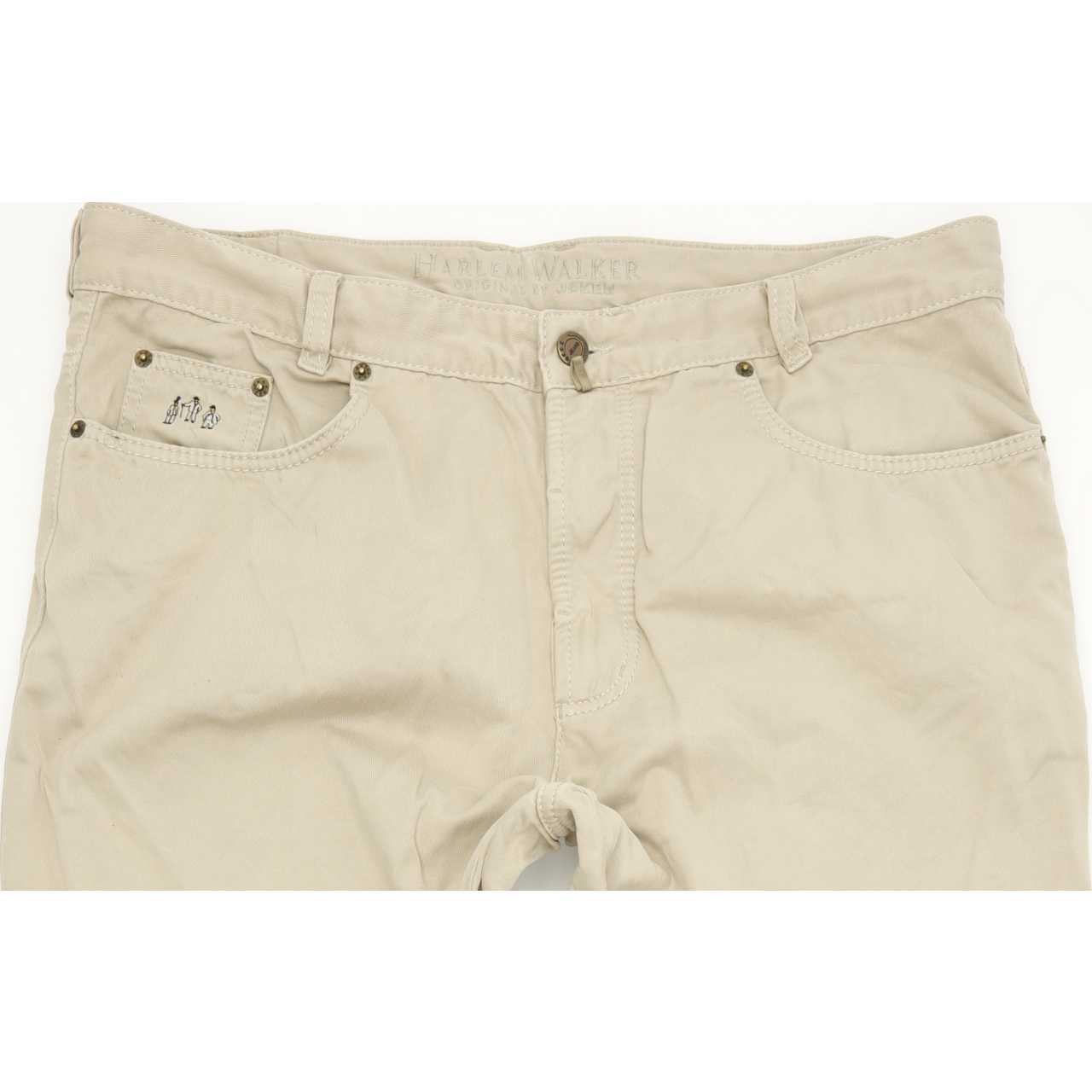 Joker Harlem Walker Men Beige Straight Regular Jeans W40 L32