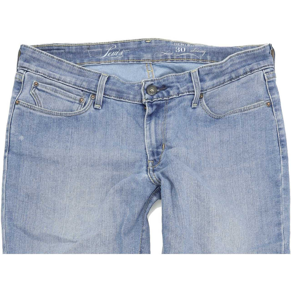 Levi's Demi Curve Women Blue Skinny Slim Stretch Jeans W30 L32