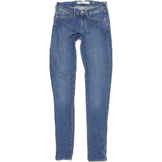 Lee Corynn Women Blue Straight Slim Stretch Jeans W26 L32