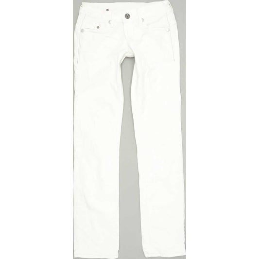 G-Star Midge Women White Straight Regular Stretch Jeans W26 L32