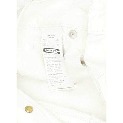 G-Star Midge Women White Straight Regular Stretch Jeans W26 L32