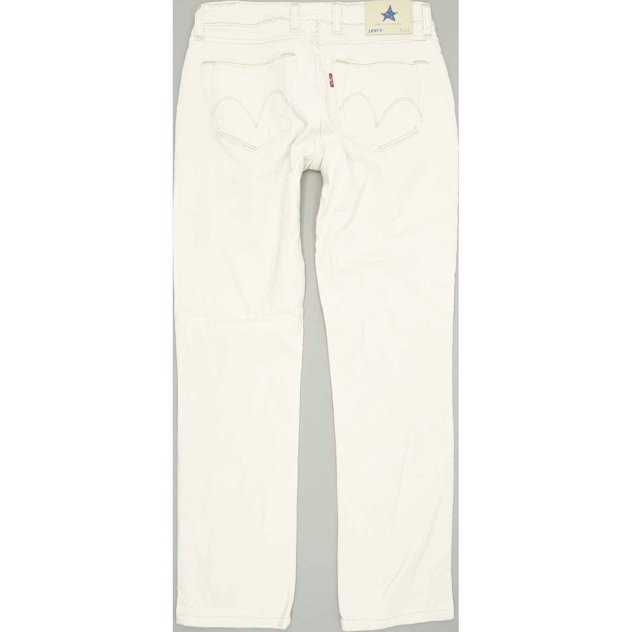 Levi's 1040 Women Beige Straight Regular Stretch Jeans W30 L30
