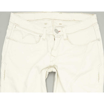Levi's 1040 Women Beige Straight Regular Stretch Jeans W30 L30