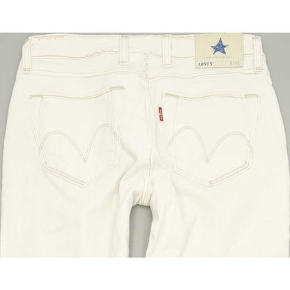 Levi's 1040 Women Beige Straight Regular Stretch Jeans W30 L30