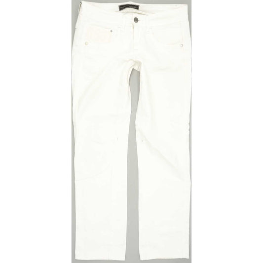 G-Star Saville Women White Straight Regular Jeans W30 L31