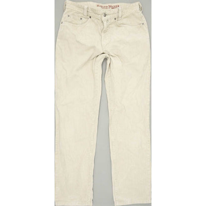 Joker Harlem Walker Men Beige Straight Regular Jeans W32 L32