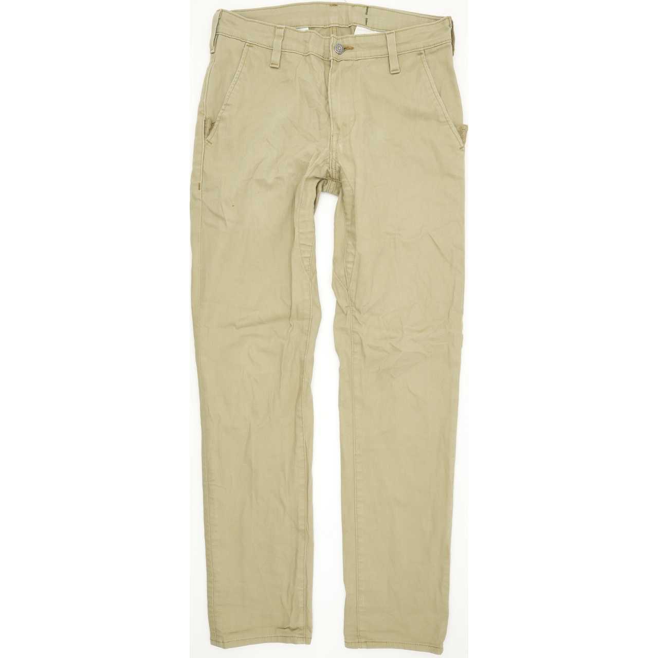 Levi's Men Beige Straight Regular Jeans W31 L32