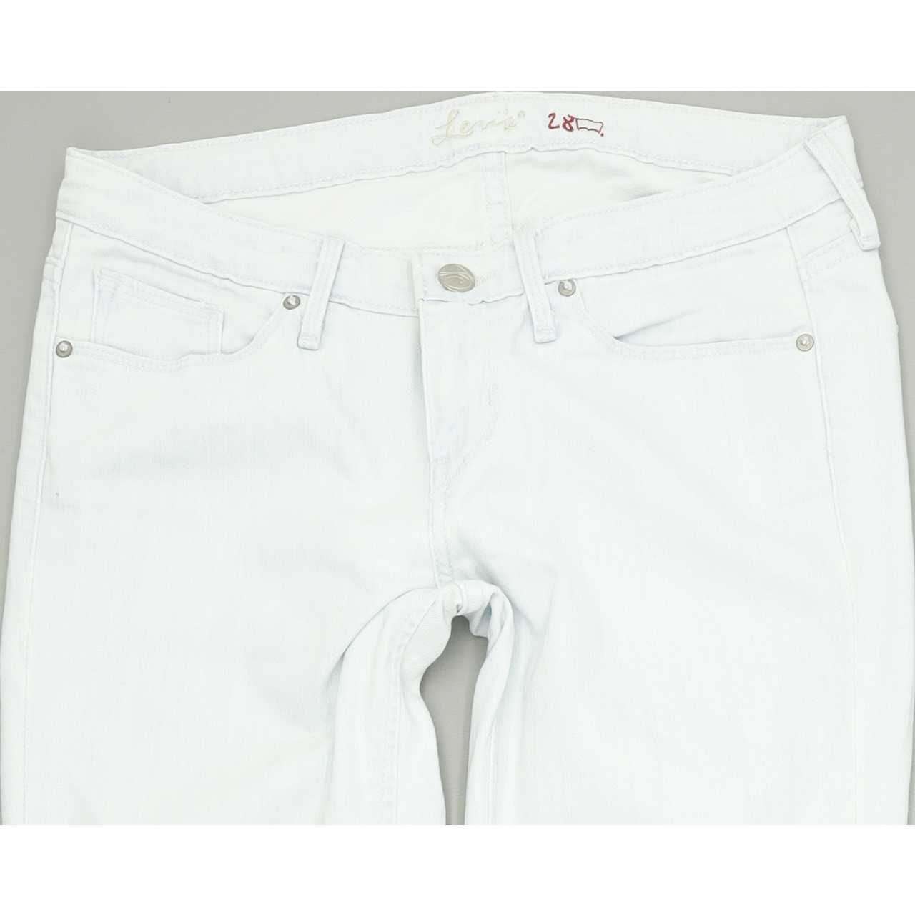 Levi's Women Pale Skinny Slim Stretch Jeans W28 L34