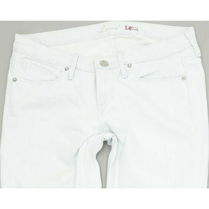 Levi's Women Pale Skinny Slim Stretch Jeans W28 L34