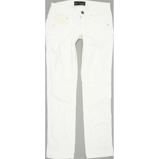G-Star Saville Women White Straight Regular Jeans W30 L34