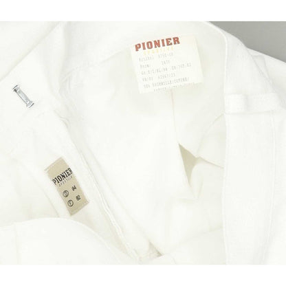 Pioneer Men White Straight Regular Jeans W31 L34