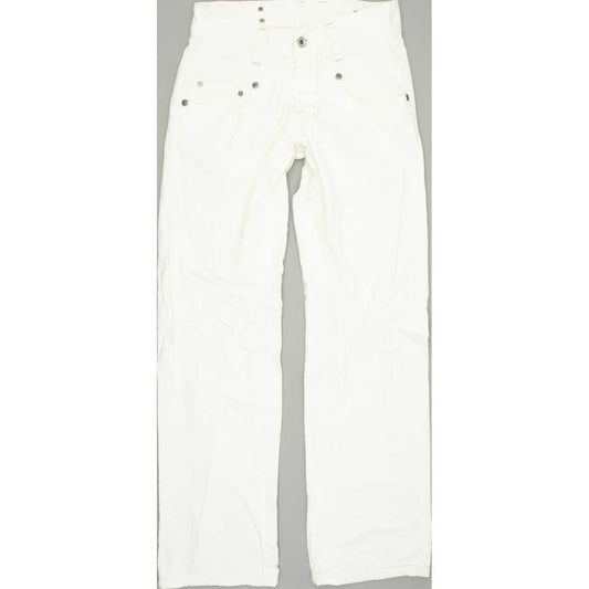 G-Star Radar Men White Straight Regular Jeans W30 L34