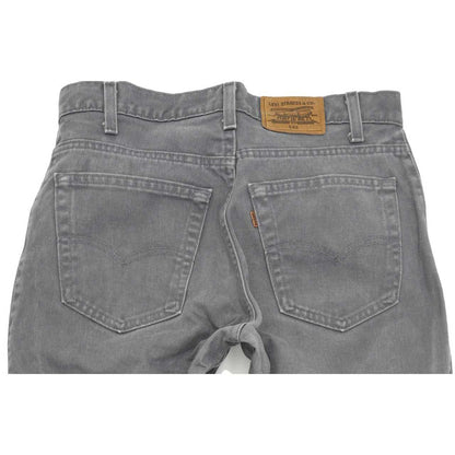 Levi's 545 Made in USA Men Grey Straight Loose Jeans W32 L32
