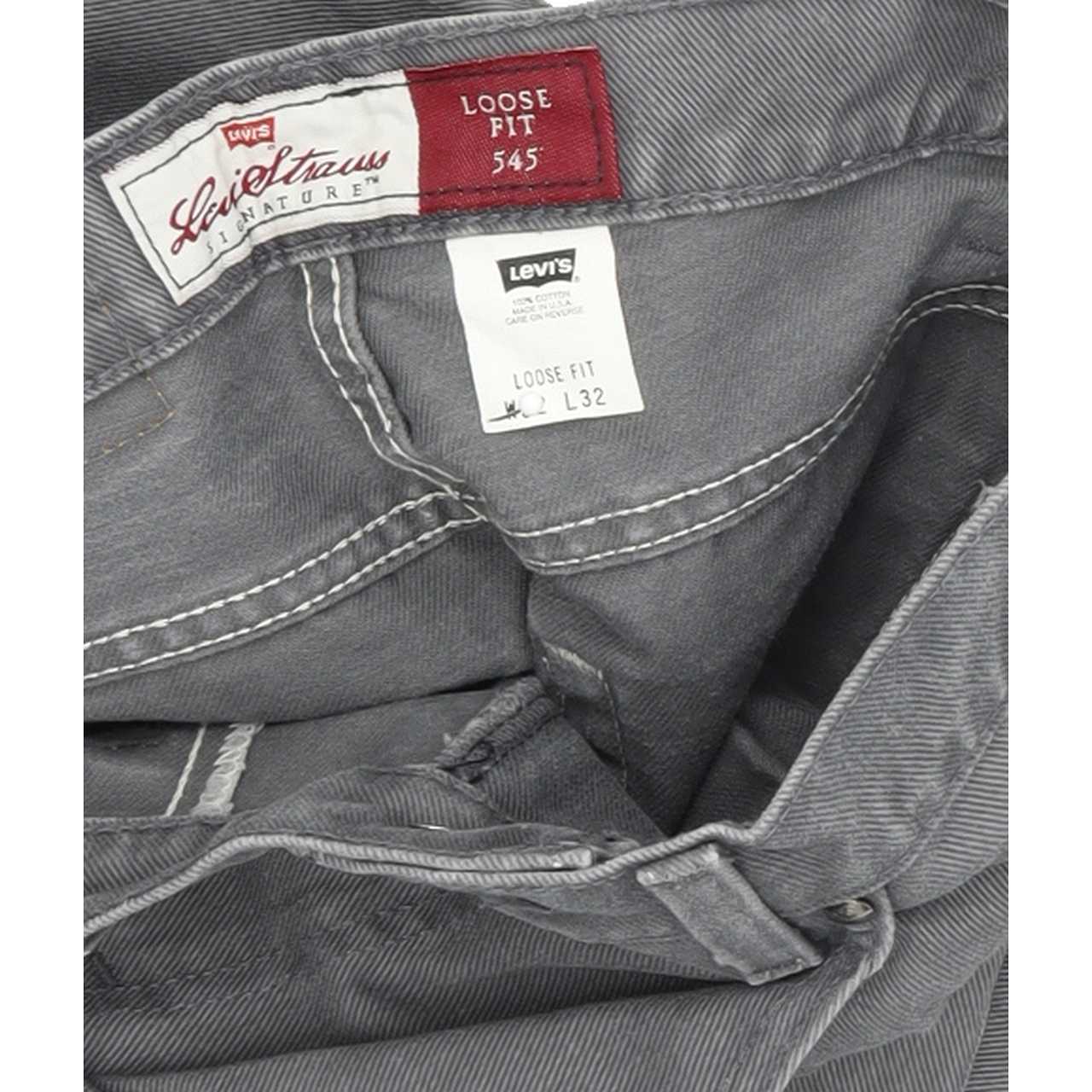 Levi's 545 Made in USA Men Grey Straight Loose Jeans W32 L32