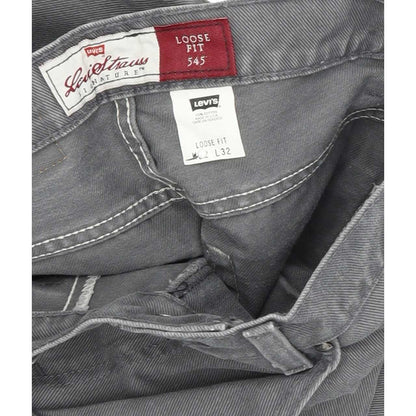 Levi's 545 Made in USA Men Grey Straight Loose Jeans W32 L32