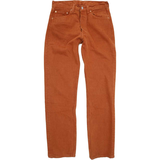 Levi's 501 Made in USA Men Mustard Straight Regular Jeans W31 L34