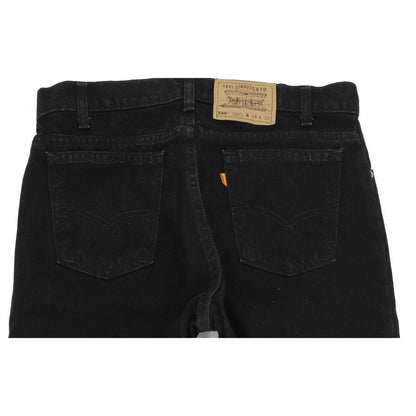 Levi's 550 Made in USA Black Tapered Relaxed Mom Jeans High Waisted W34 L32