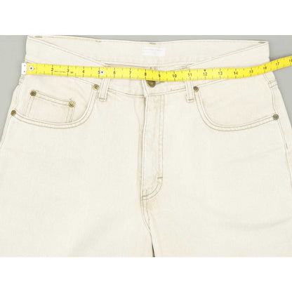 Lee Men Beige Straight Regular Jeans W33 L29